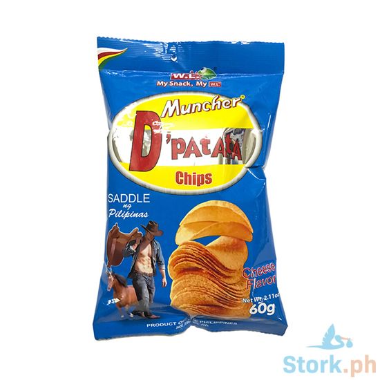 Picture of W.L. Foods Muncher D'Patata Chips Cheese Flavor 60g