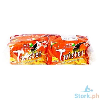 Picture of W.L. Foods Twister Nacho Cheese Curls (10 Packs x 18g)