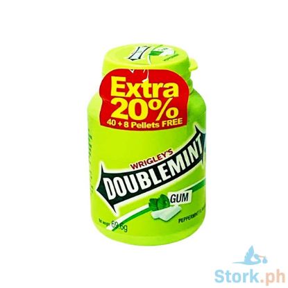 Picture of Wrigley's Doublemint Gum Peppermint Flavor Bottle 69.6g