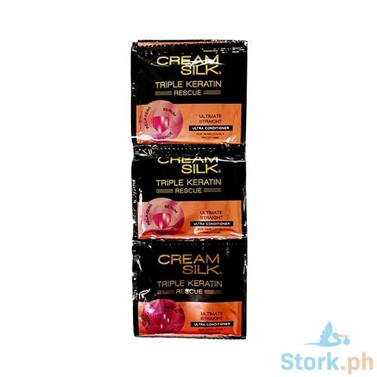 Picture of Creamsilk Triple Keratin Rescue Ultimate Straight Ultra Conditioner (6 Packs x 10mL)